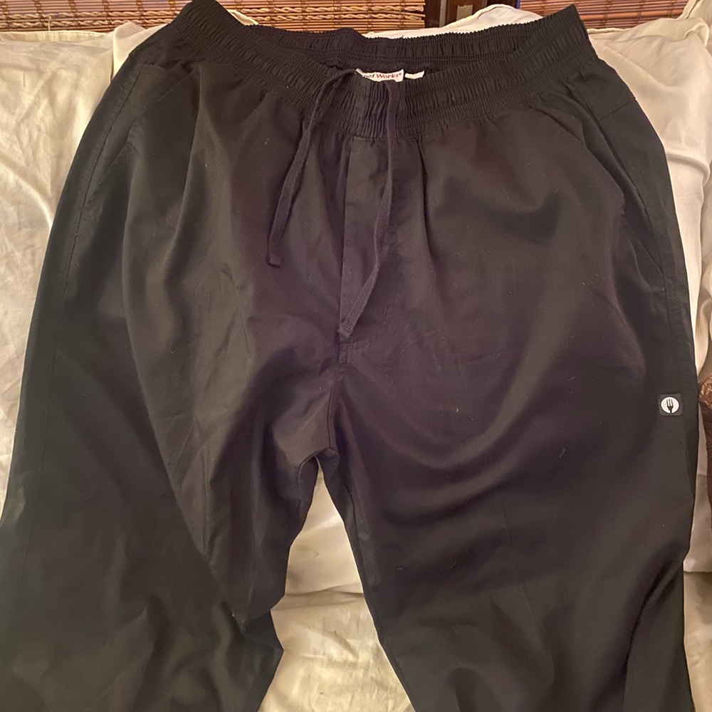 Chef Works Chef Pants Size L Black